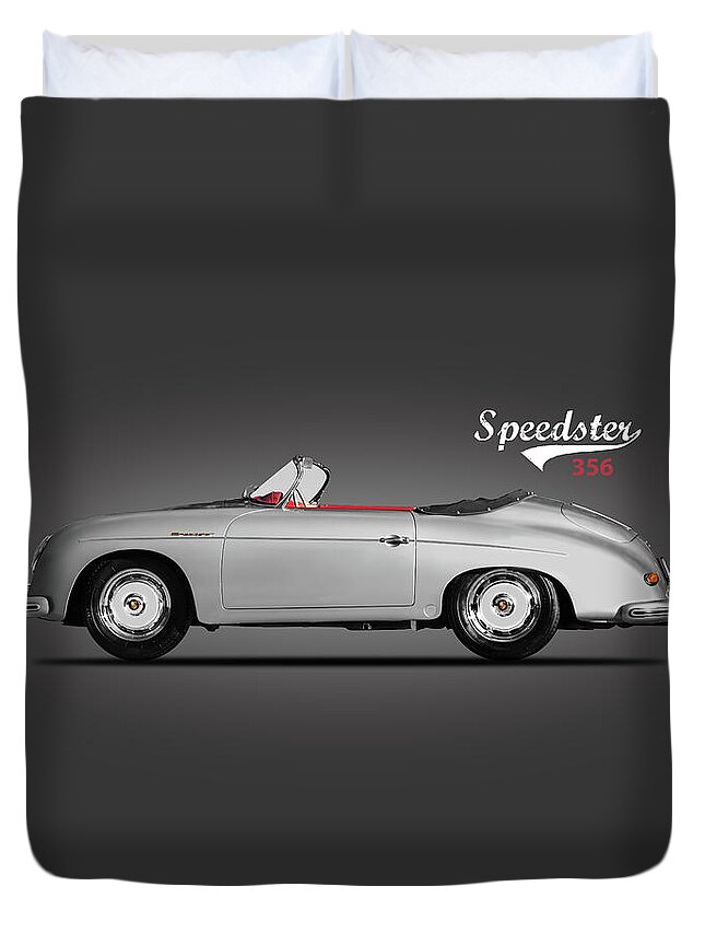 Porsche 356 Duvet Cover featuring the photograph The 356A Speedster by Mark Rogan