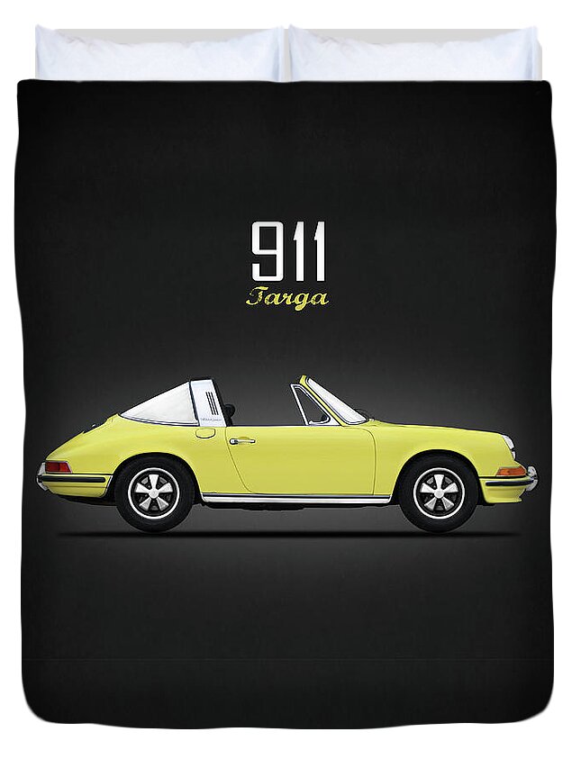 911t Duvet Cover featuring the photograph Porsche 911 Targa by Mark Rogan