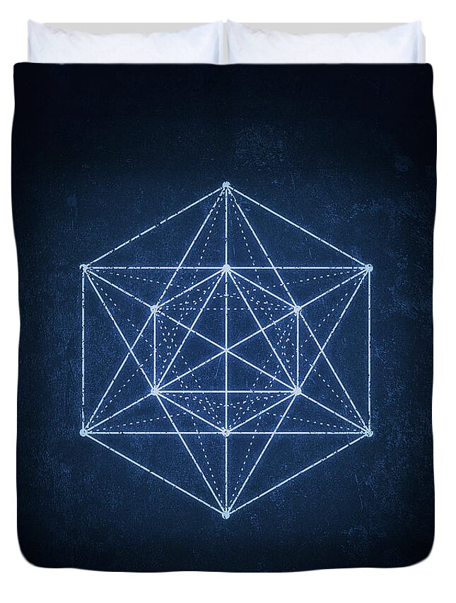 Sacred Geometry Minimal Hipster Symbol Art Duvet Cover For Sale By