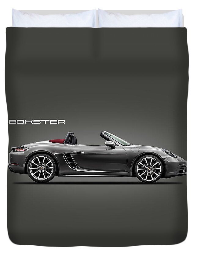 Porsche Boxster Duvet Cover featuring the photograph The Boxster by Mark Rogan