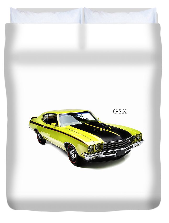 Buick Gsx Duvet Cover featuring the photograph Buick GSX 1971 by Mark Rogan