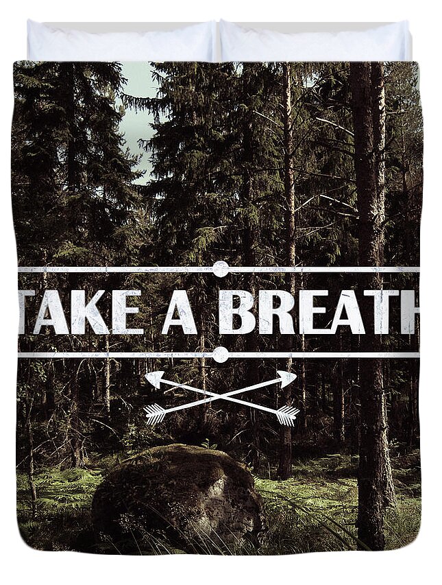 Nature Duvet Cover featuring the photograph Take a breath by Nicklas Gustafsson