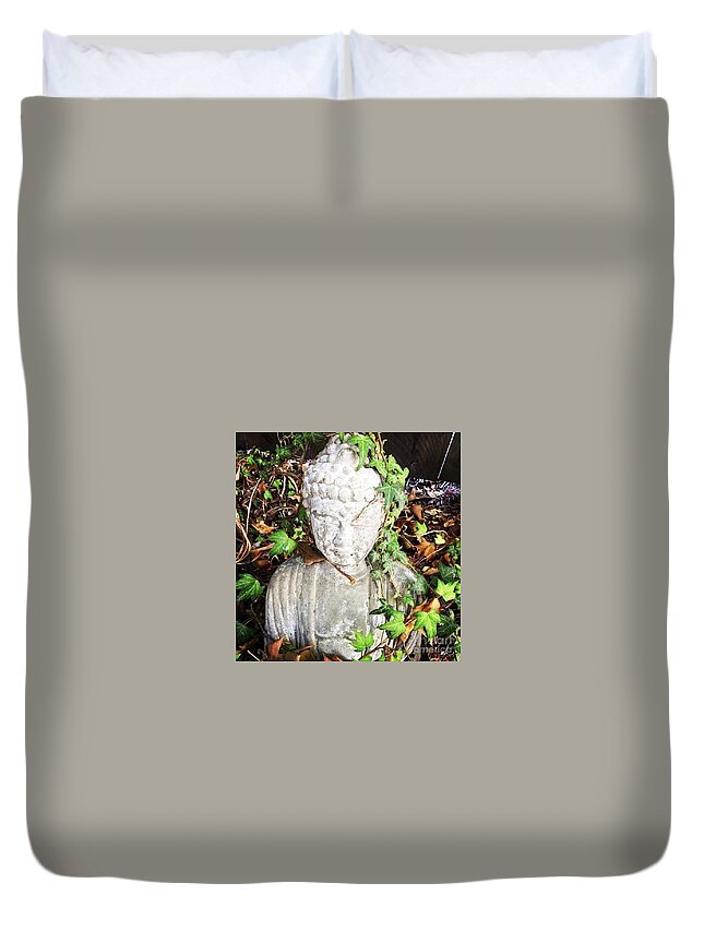 Buddha Duvet Cover featuring the photograph As One by Denise Railey