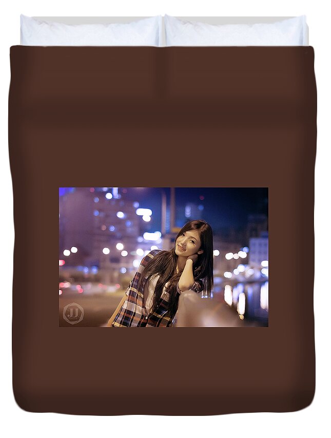 Asian Duvet Cover featuring the photograph Asian by Jackie Russo
