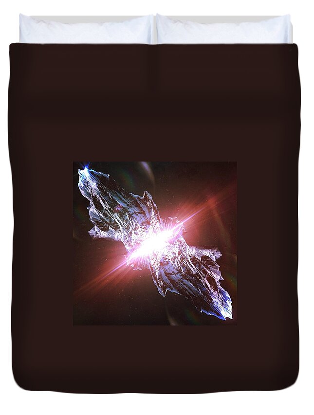 Lenslight_app Duvet Cover featuring the photograph Astral Origin by Bob Hedlund