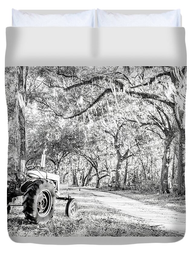 At The Ranch Duvet Cover featuring the photograph At the Ranch by Kathy Paynter