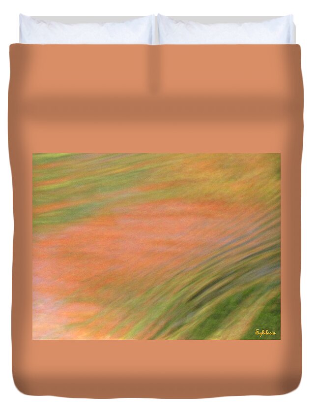 Abstract Art Duvet Cover featuring the photograph At The Subtle Feeling Level by Sybil Staples