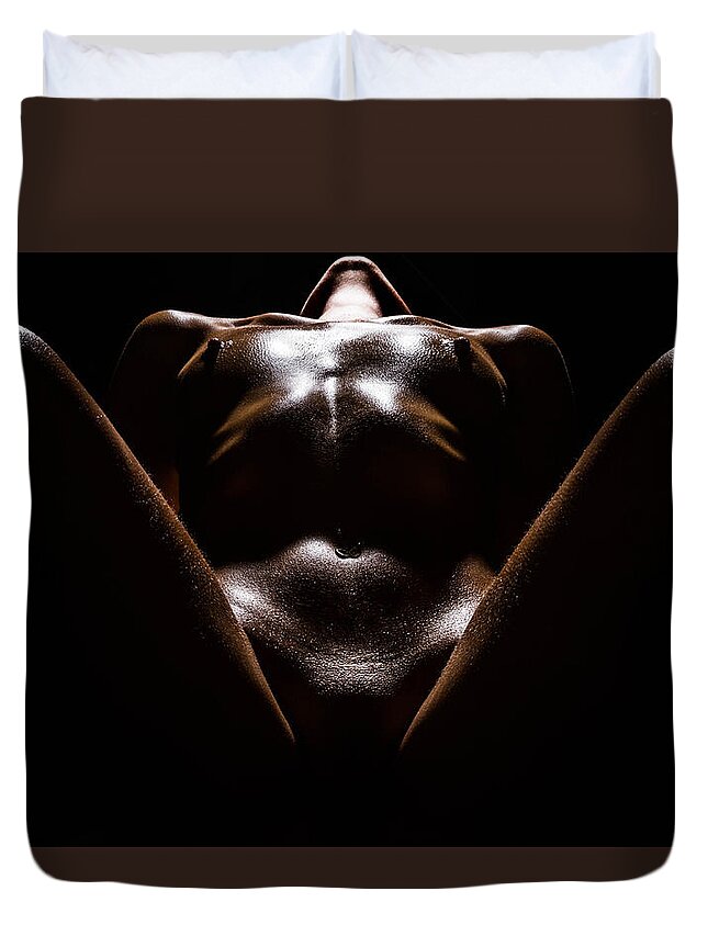 Studio Duvet Cover featuring the photograph Aufely by David Quinn