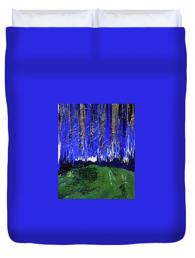 Fusionart Duvet Cover featuring the painting Aurora by Ralph White