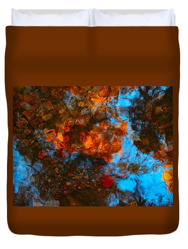 Autumn Landscape Duvet Cover featuring the photograph Autumn B 2015 35 by George Ramos