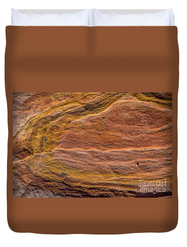 Valley Of Fire Duvet Cover featuring the photograph Autumn Colors by Stephen Whalen