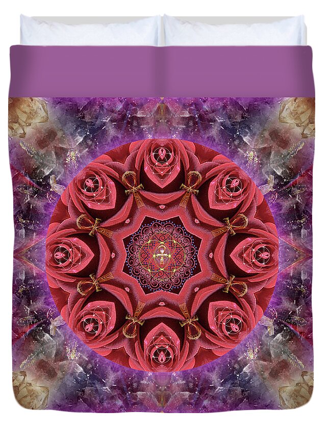 Rose Duvet Cover featuring the photograph Awakening by Alicia Kent