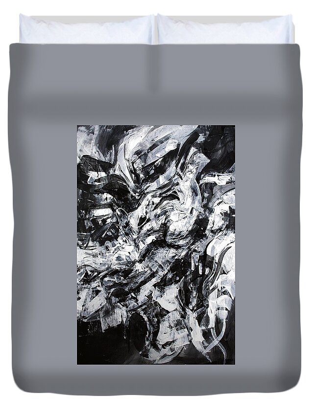 Awakening Duvet Cover featuring the painting Awakening to the Deception by Jeff Klena