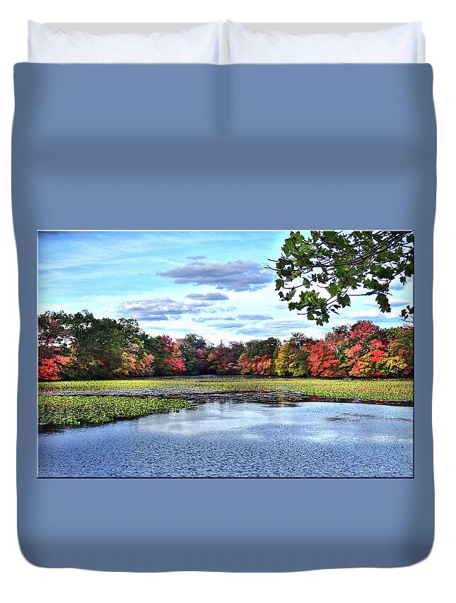Nature Duvet Cover featuring the photograph Awesome Autumn by Mikki Cucuzzo