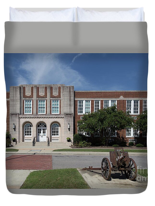 Bchs Duvet Cover featuring the photograph B C H S - Traditional by Charles Hite