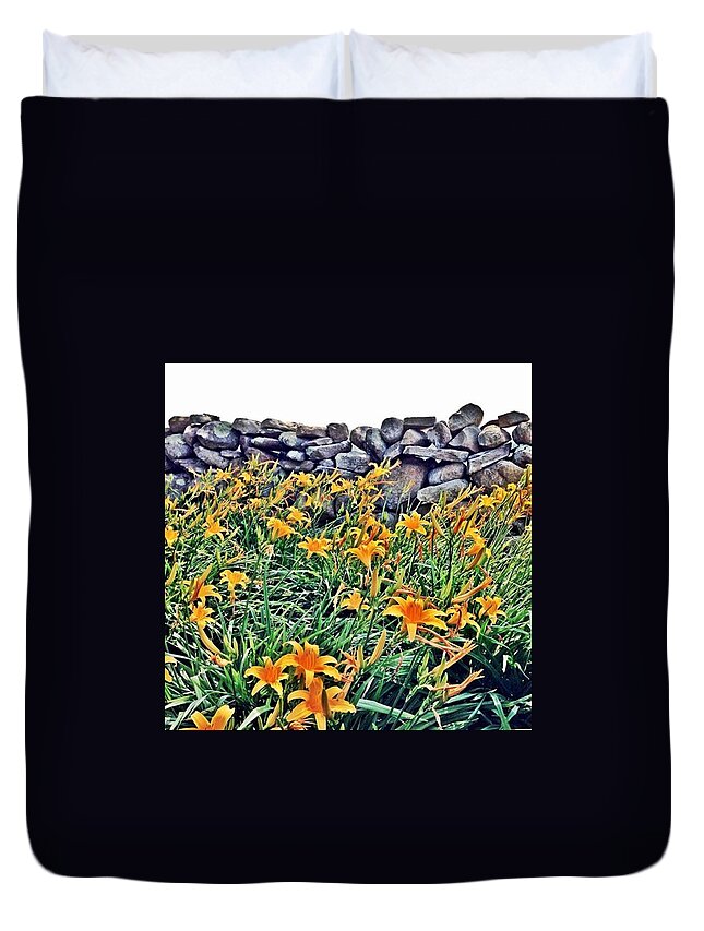 Flower Duvet Cover featuring the photograph Flowers Of Summer by Kate Arsenault 