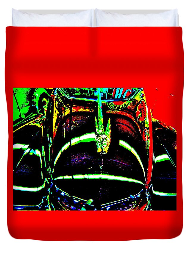 Bahre Car Show Duvet Cover featuring the photograph Bahre Car Show II 41 by George Ramos