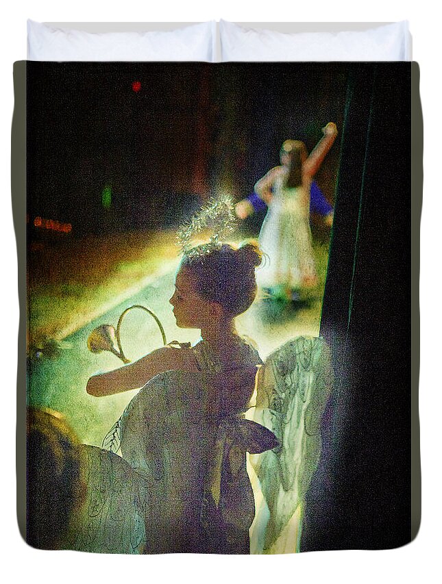 Ballerina Duvet Cover featuring the photograph Ballerina Angel by Craig J Satterlee