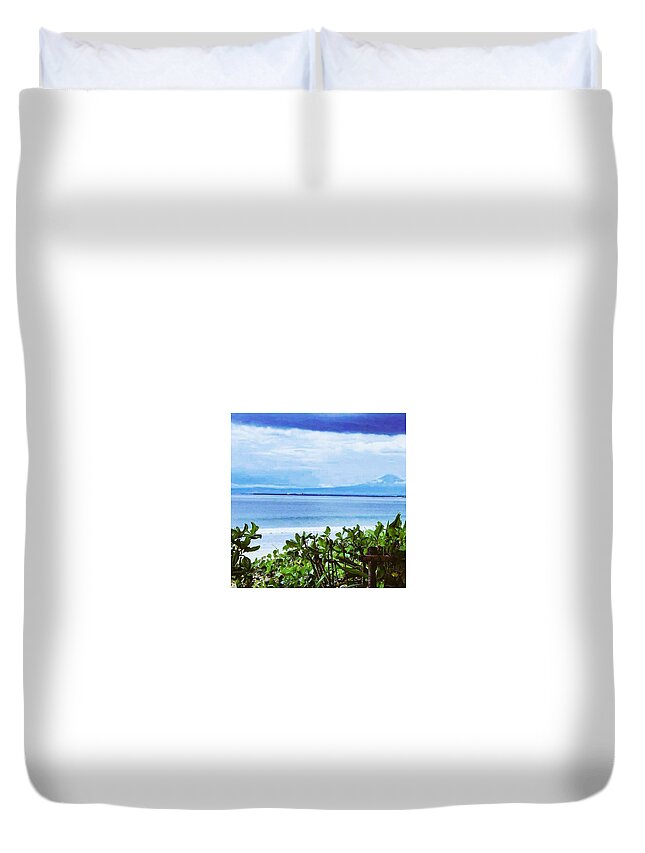 Sensation Duvet Cover featuring the photograph Beach Beauty by Khushboo N