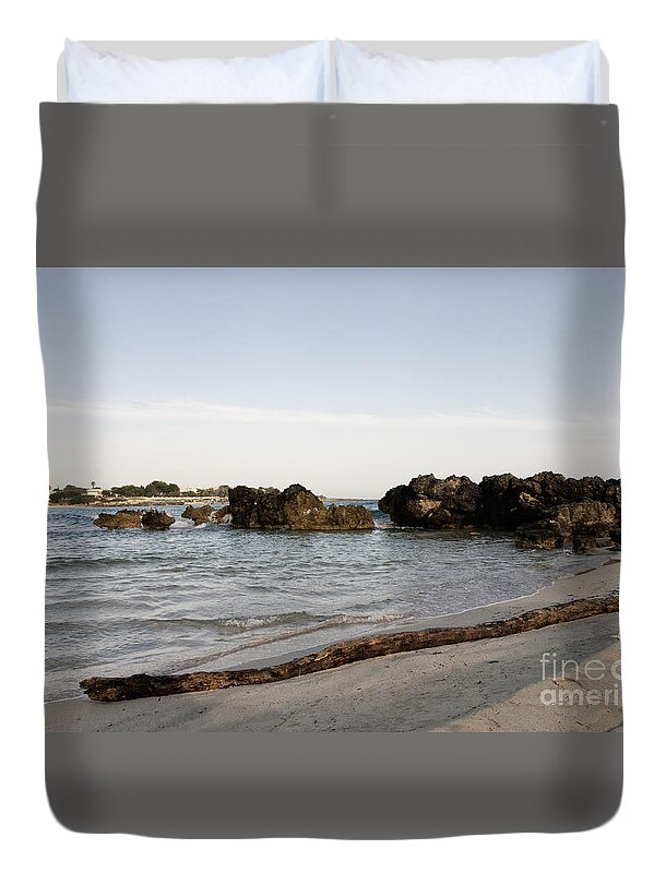 Beach Duvet Cover featuring the photograph Beach by Leonardo Fanini