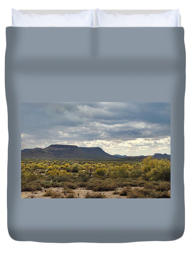 Southwestern Duvet Cover featuring the photograph Beautiful Arizona Vista by Gordon Beck