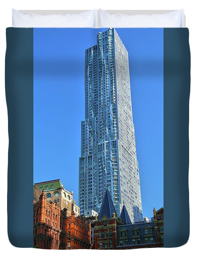 Beekman Tower Duvet Cover featuring the photograph Beekman Tower by Mitch Cat