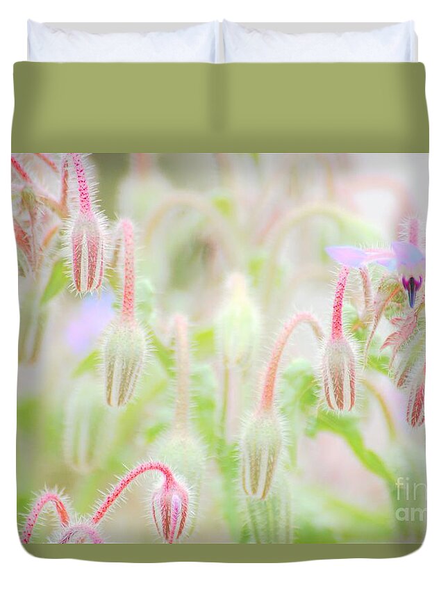 Flowers Duvet Cover featuring the photograph Before all the Blooms by Merle Grenz