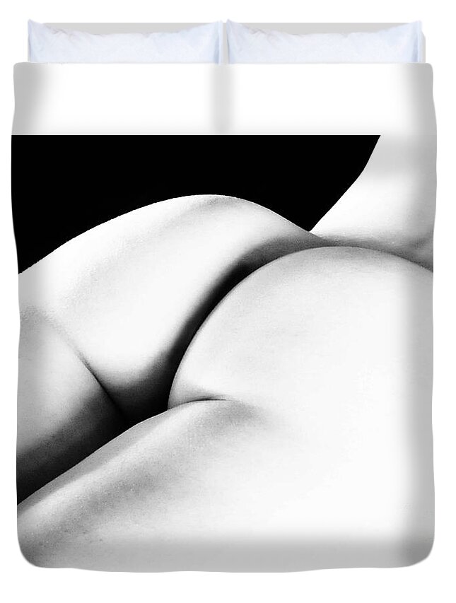 Artistic Photographs Duvet Cover featuring the photograph Behind the over there by Robert WK Clark