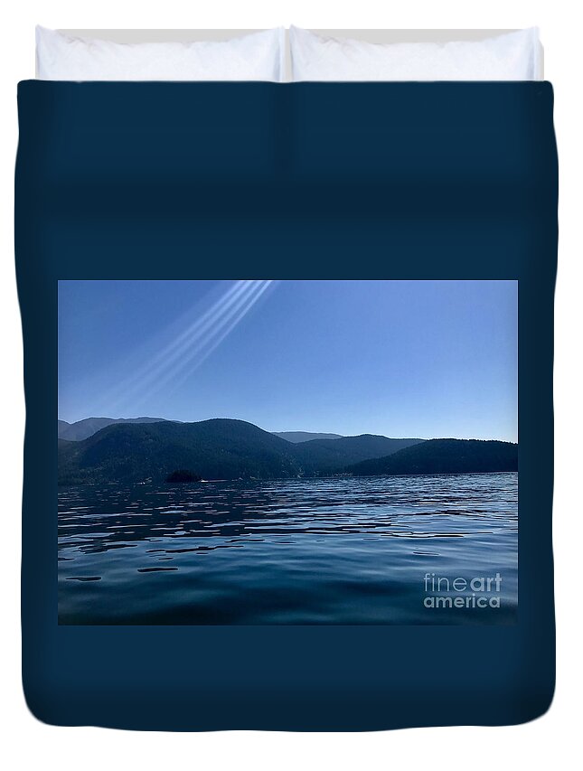 Canada Duvet Cover featuring the photograph Belcarra by Dennis Richardson