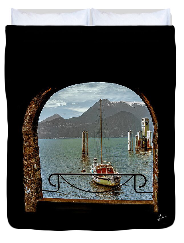 Varenna Duvet Cover featuring the photograph Bella Varenna by TK Goforth