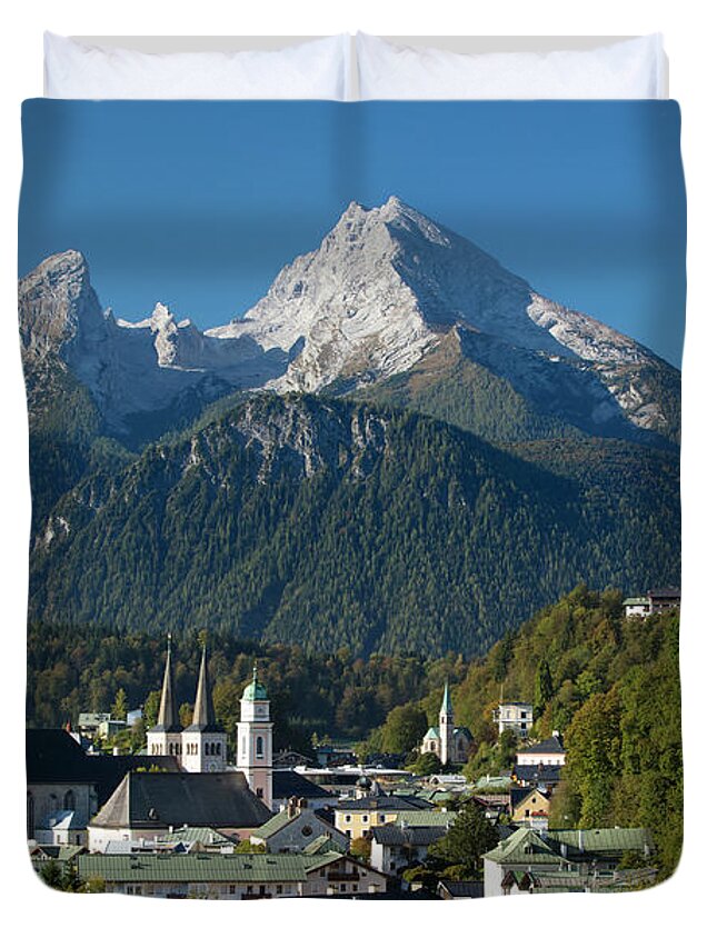 Berchtesgaden Duvet Cover featuring the photograph Berchtesgaden by Brian Jannsen