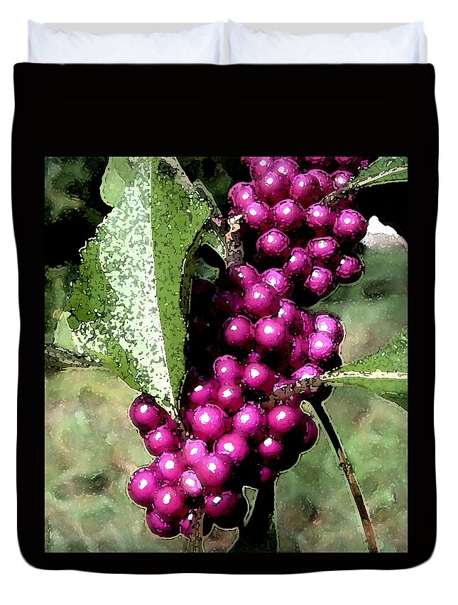 Berries Duvet Cover featuring the photograph Berries by George Gadson