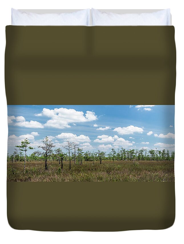 Everglades Duvet Cover featuring the photograph Big Cypress Marshes by Jon Glaser