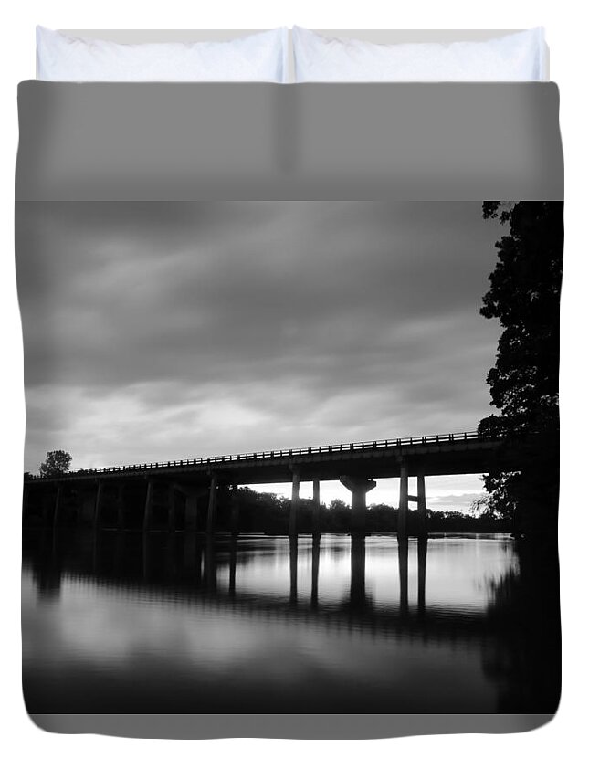 Black And White Duvet Cover featuring the photograph Black and White 138 by Jimmy McDonald
