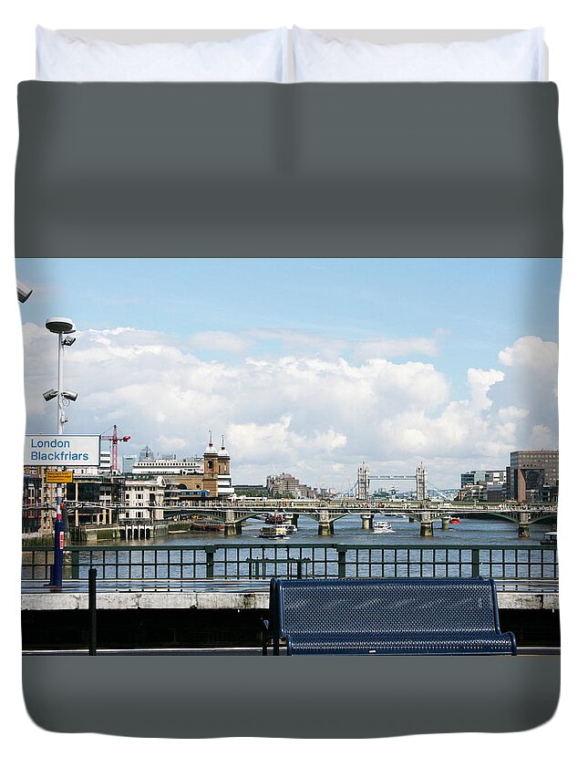 Blackfriars Duvet Cover featuring the photograph Blackfriars by MGhany