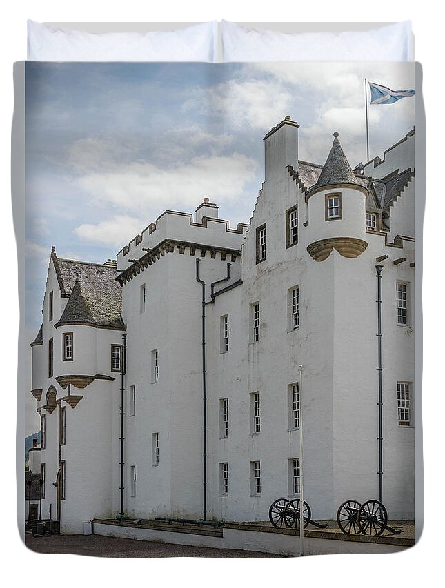 Scotland Duvet Cover featuring the photograph Blair Castle by Elvis Vaughn