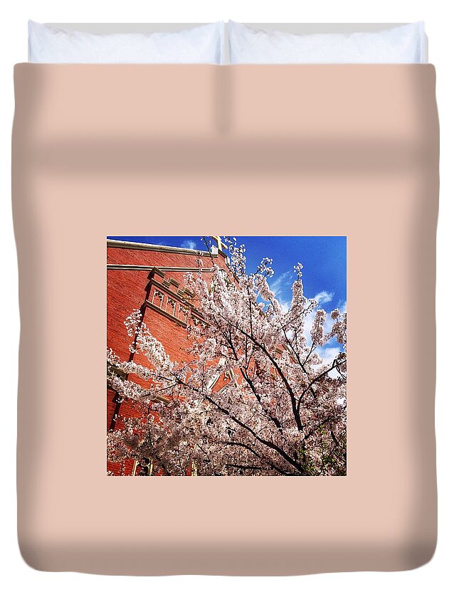  Duvet Cover featuring the photograph Bless🆙 For Spring😎🙏🌸⛪️ by Ryan Johnston