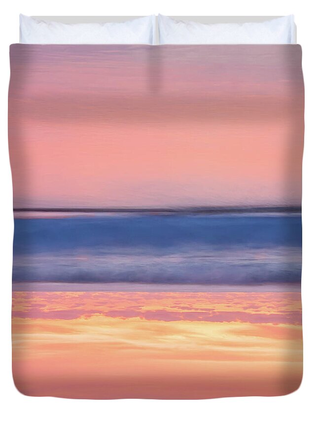 Sunrise Duvet Cover featuring the photograph Apricot Delight by Az Jackson