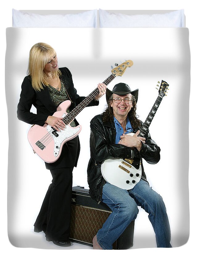 Bob & Theresa Duvet Cover featuring the photograph Bob and Theresa Kaat-Wohlert by Jim Mathis