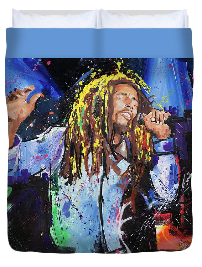 Bob Marley Duvet Cover For Sale By Richard Day