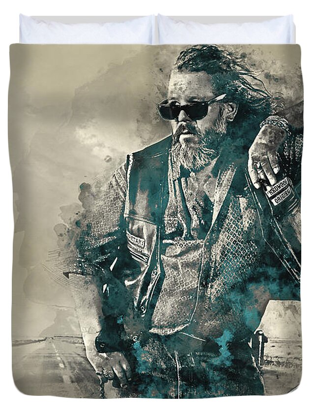 Bobby Sons Of Anarchy Duvet Cover For Sale By Dante Blacksmith