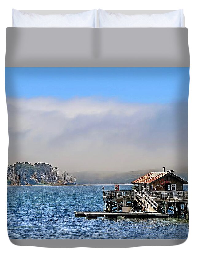 Bodega Bay Duvet Cover featuring the photograph Bodega Bay by Donna Kennedy