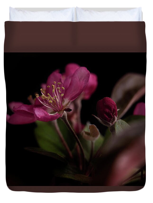Flower Duvet Cover featuring the photograph Born Again by Mike Eingle