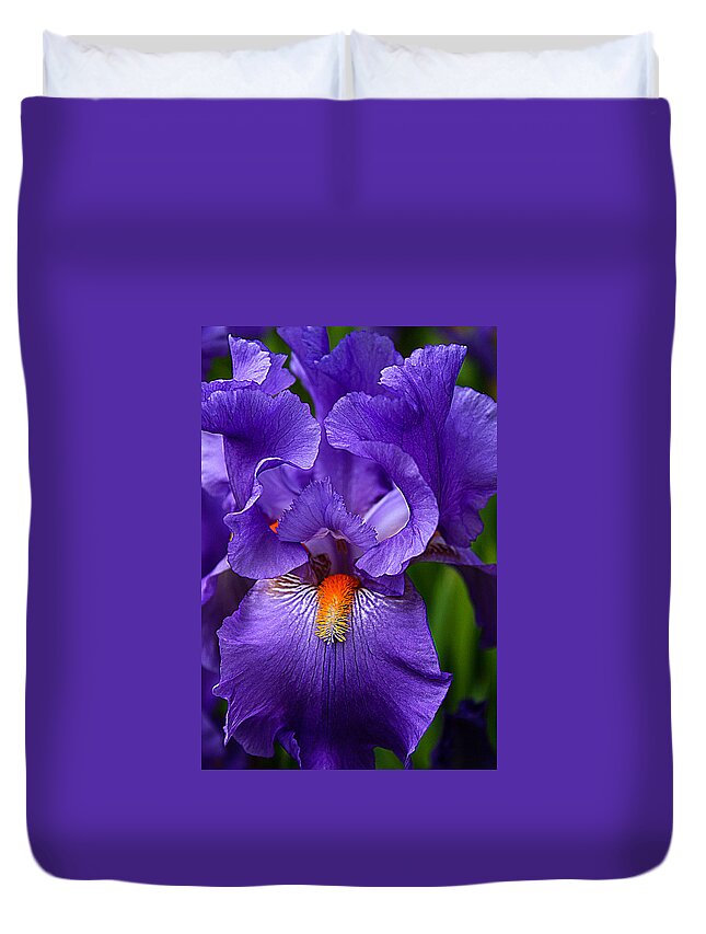 Botanical Duvet Cover featuring the photograph Botanical Beauty in Purple by Toma Caul