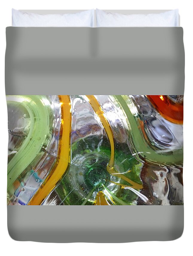 Realality Duvet Cover featuring the photograph Bottoms Up 2 by Scott S Baker