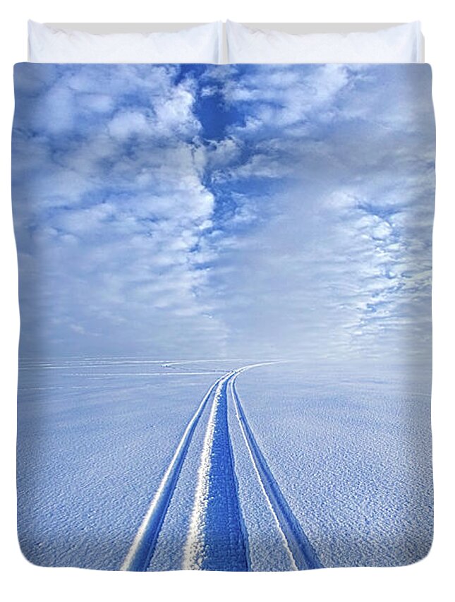 Clouds Duvet Cover featuring the photograph Boundless Infinitude by Phil Koch