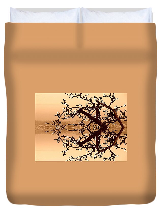 Branches Duvet Cover featuring the photograph Branches in Suspension by Christopher Brown
