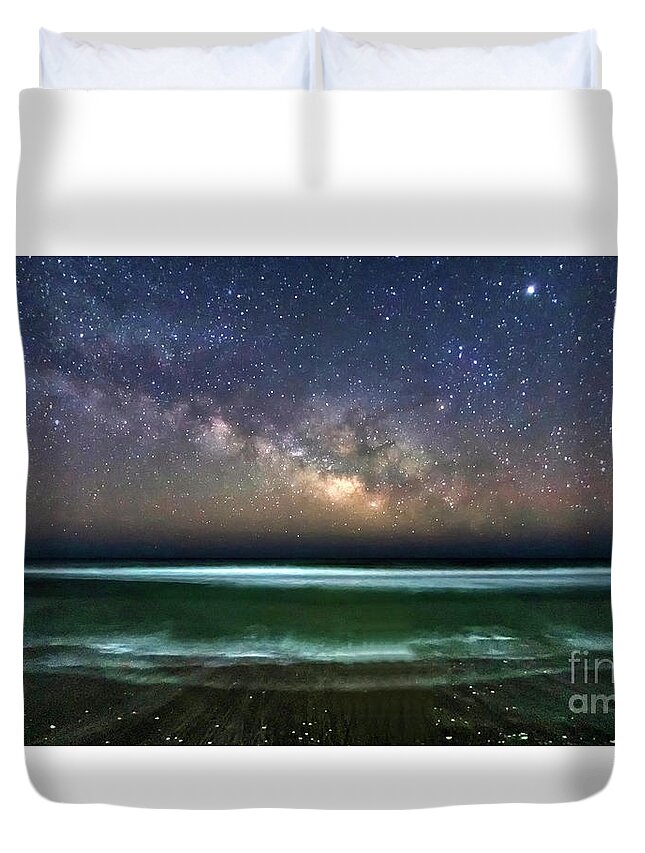 Night Duvet Cover featuring the photograph Breathe by DJA Images