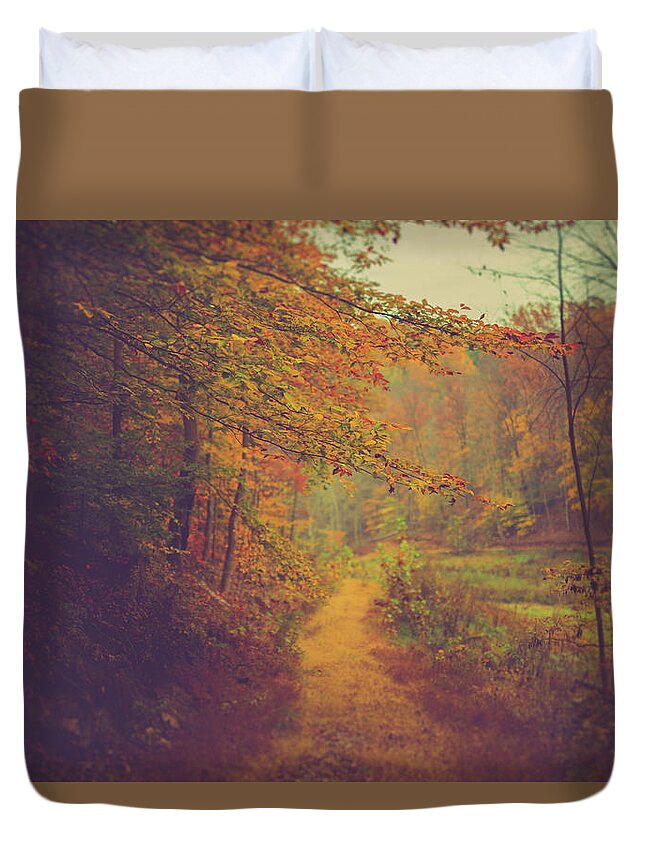 Autumn Duvet Cover featuring the photograph Breathe In Autumn by Shane Holsclaw