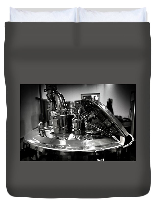 Brewing Tank Duvet Cover featuring the photograph Brewing Tank by David Patterson